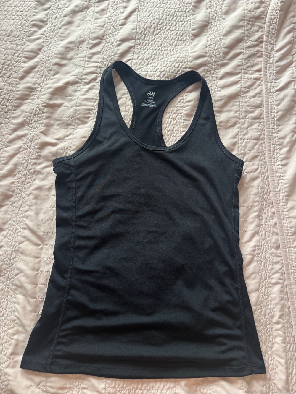 H&M Black Racerback Tank Top